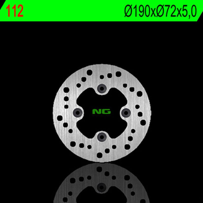 Disque de frein NG BRAKES rond fixe - ref 112