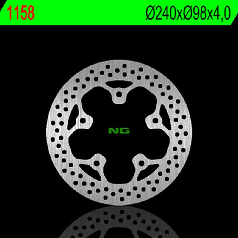 Disque de frein NG BRAKES rond fixe - ref 1158