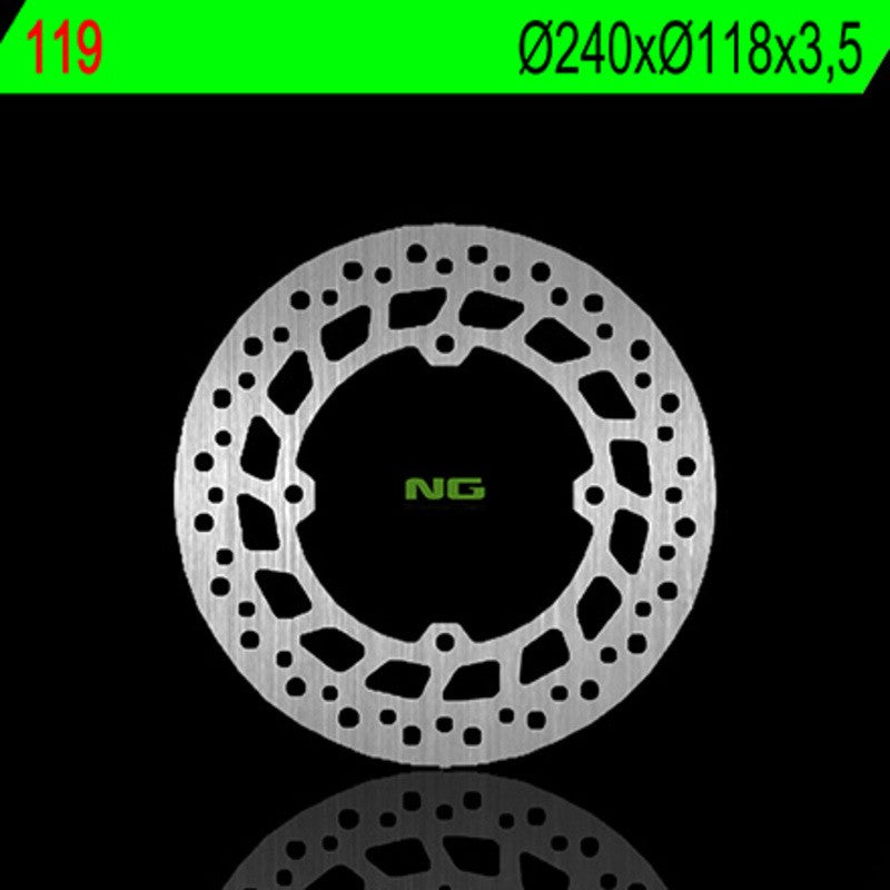 Disque de frein NG BRAKES rond fixe - ref 119