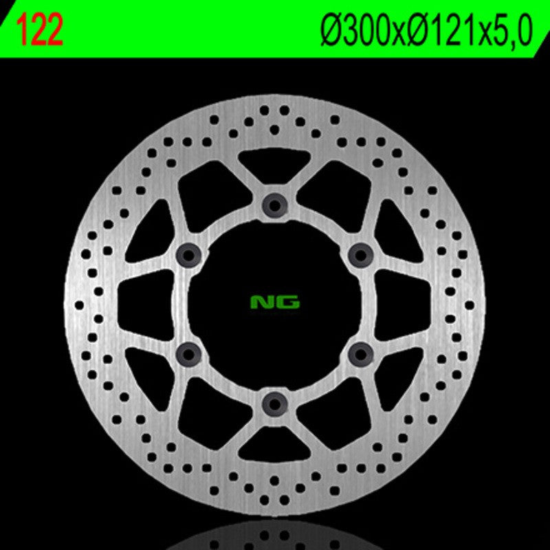 Disque de frein NG BRAKES rond fixe - ref 122