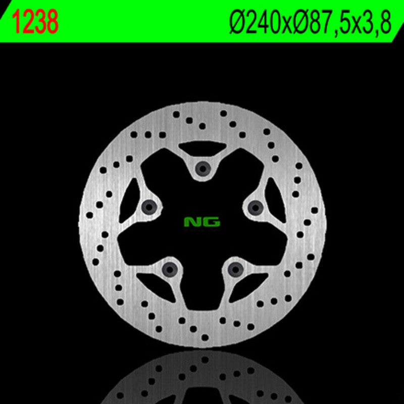 Disque de frein NG BRAKES rond fixe - ref 1238