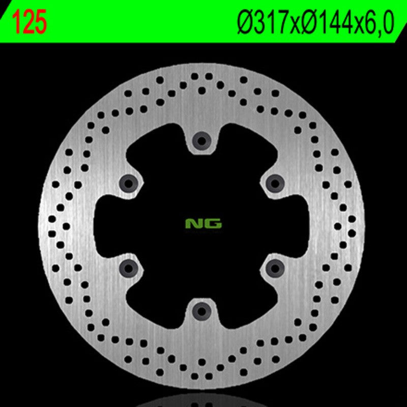 Disque de frein NG BRAKES rond fixe - ref 125