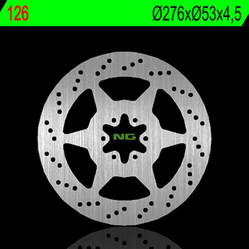 Disque de frein NG BRAKES rond fixe - ref 126