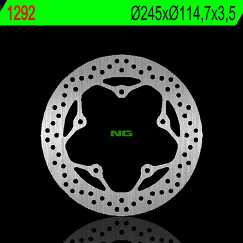 Disque de frein NG BRAKES rond fixe - ref 1292