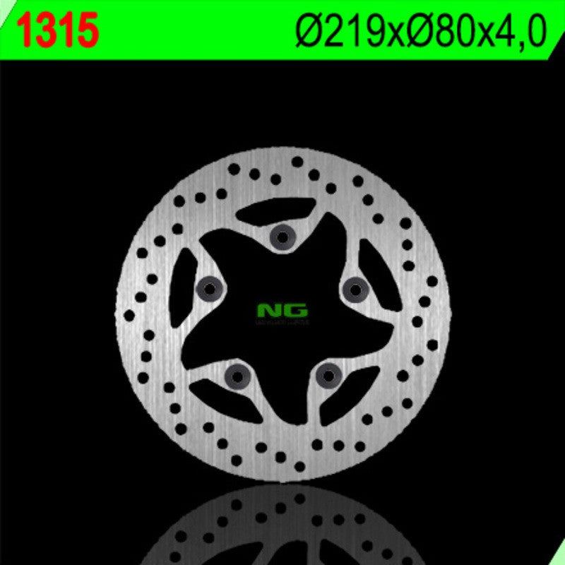 Disque de frein NG BRAKES rond fixe - ref 1315
