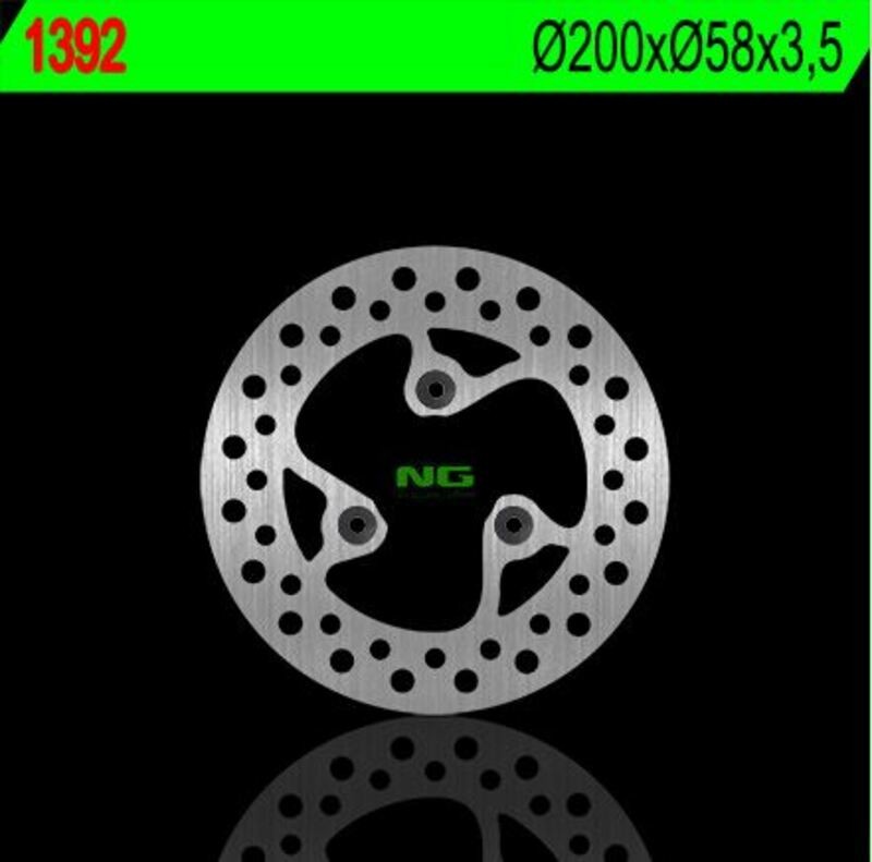 Disque de frein NG BRAKES rond fixe - ref 1392
