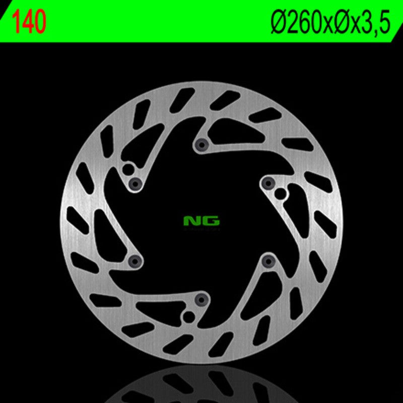 Disque de frein NG BRAKES rond fixe - ref 140