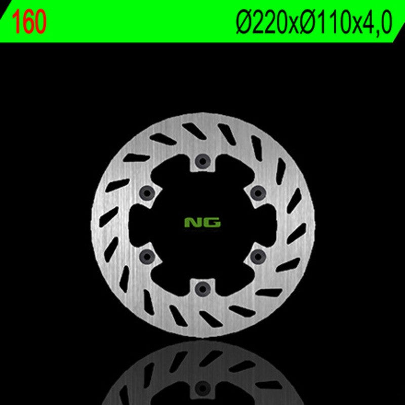 Disque de frein NG BRAKES rond fixe - ref 160