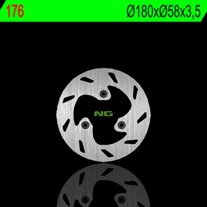 Disque de frein NG BRAKES rond fixe - ref 176