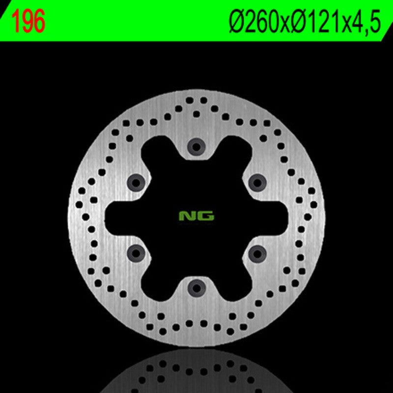 Disque de frein NG BRAKES rond fixe - ref 196