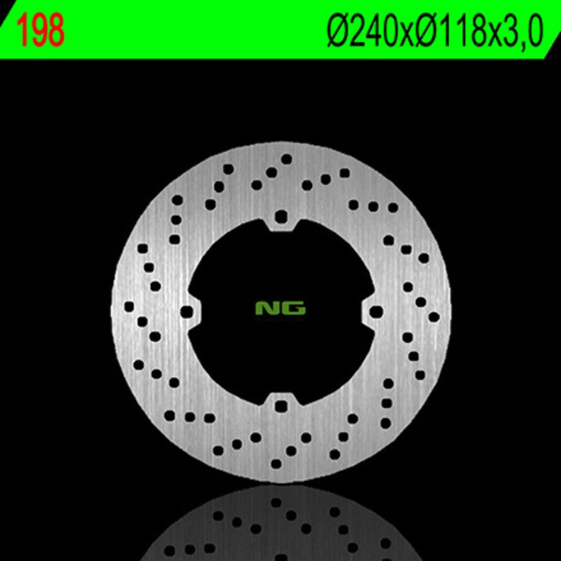 Disque de frein NG BRAKES rond fixe - ref 198