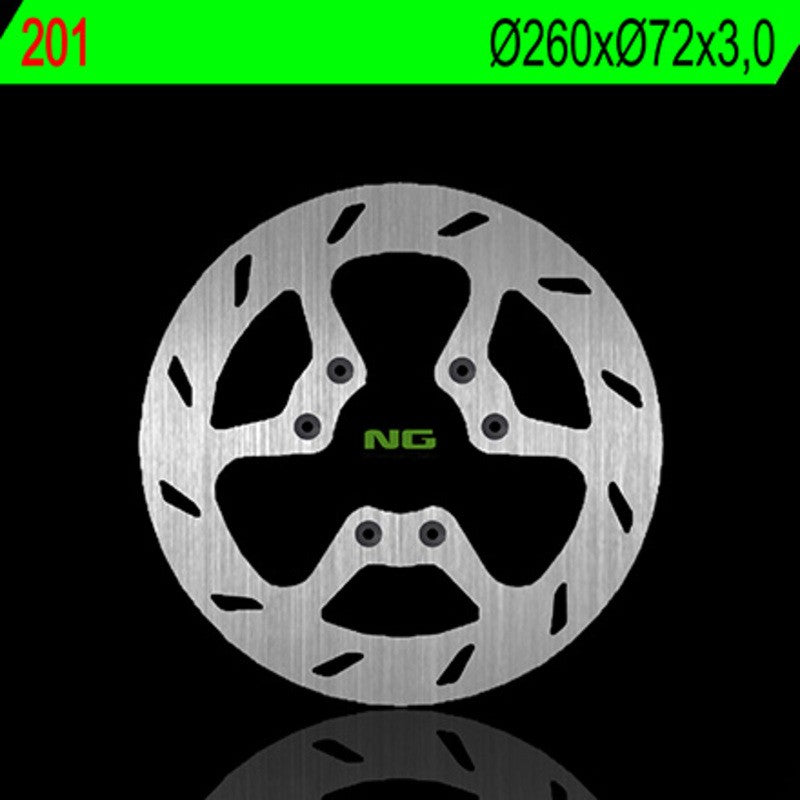 Disque de frein NG BRAKES rond fixe - ref 201