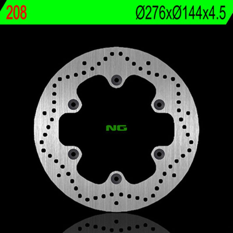 Disque de frein NG BRAKES rond fixe - ref 208