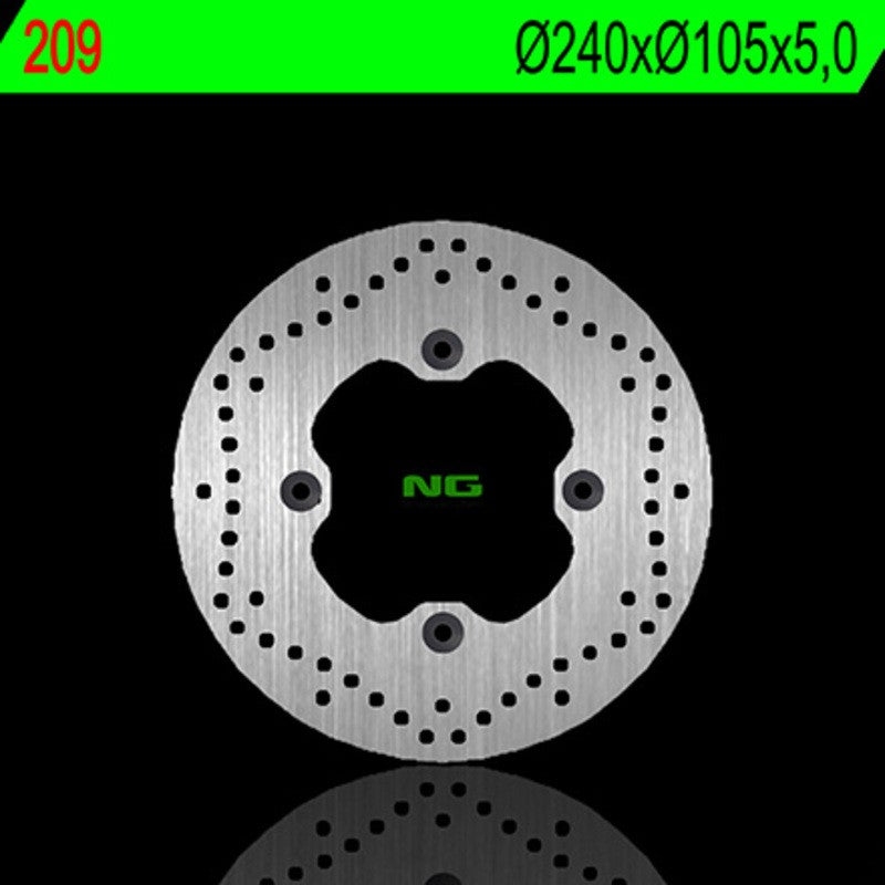 Disque de frein NG BRAKES rond fixe - ref 209