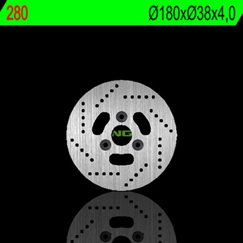 Disque de frein NG BRAKES rond fixe - ref 280