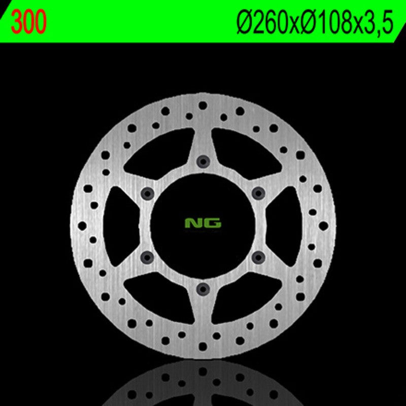 Disque de frein NG BRAKES rond fixe - ref 300