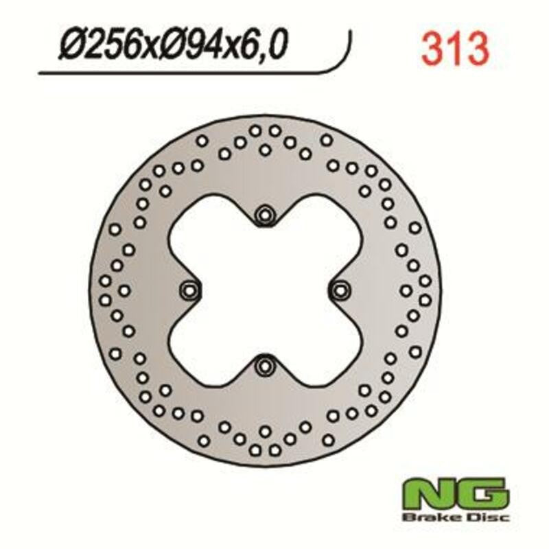 Disque de frein NG BRAKES rond fixe - ref 313