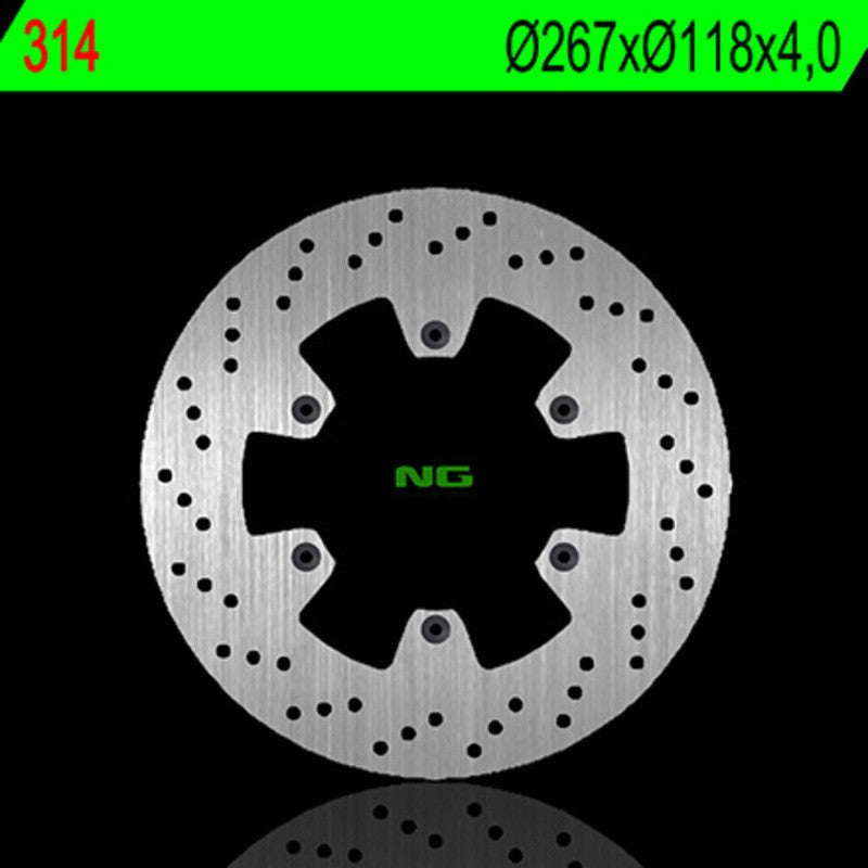 Disque de frein NG BRAKES rond fixe - ref 314