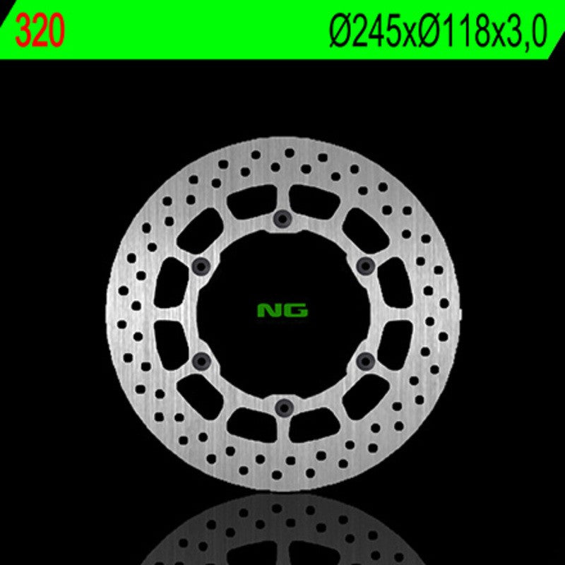 Disque de frein NG BRAKES rond fixe - ref 320
