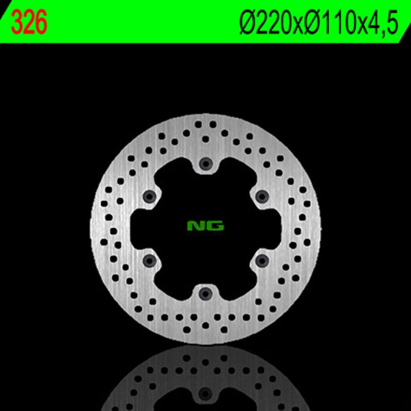 Disque de frein NG BRAKES rond fixe - ref 326