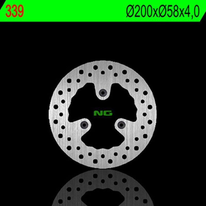 Disque de frein NG BRAKES rond fixe - ref 339