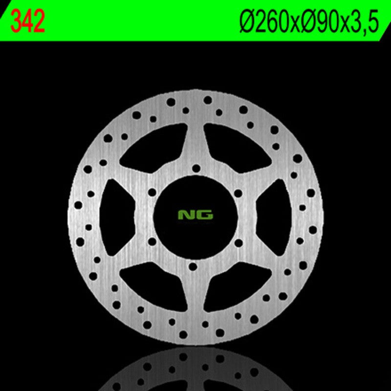 Disque de frein NG BRAKES rond fixe - ref 342