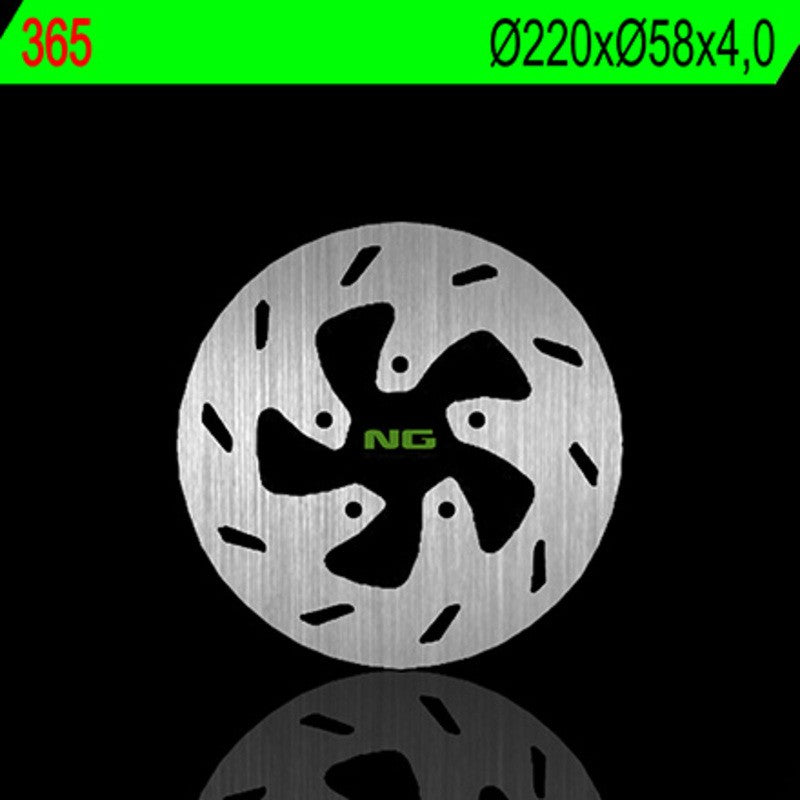Disque de frein NG BRAKES rond fixe - ref 365