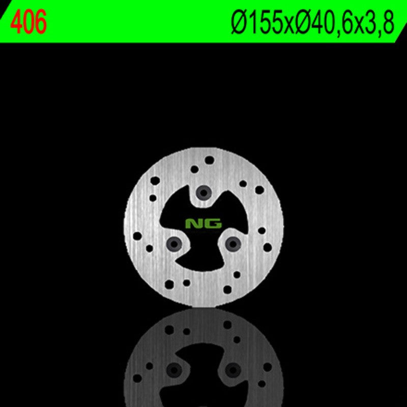 Disque de frein NG BRAKES rond fixe - ref 406