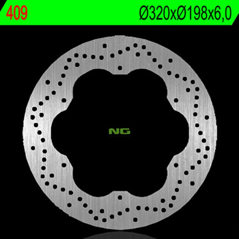 Disque de frein NG BRAKES rond fixe - ref 409