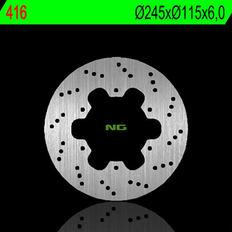 Disque de frein NG BRAKES rond fixe - ref 416