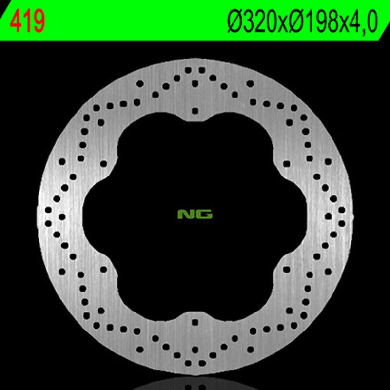 Disque de frein NG BRAKES rond fixe - ref 419