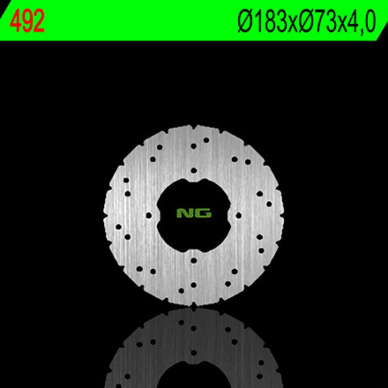 Disque de frein NG BRAKES rond fixe - ref 492