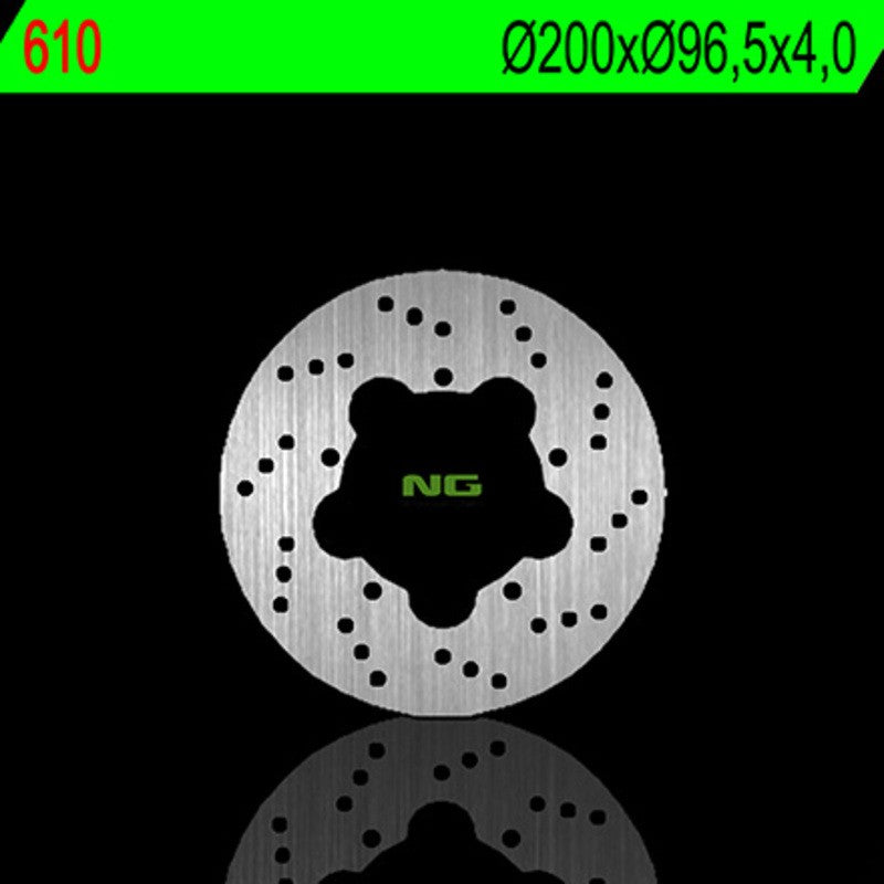 Disque de frein NG BRAKES rond fixe - ref 610
