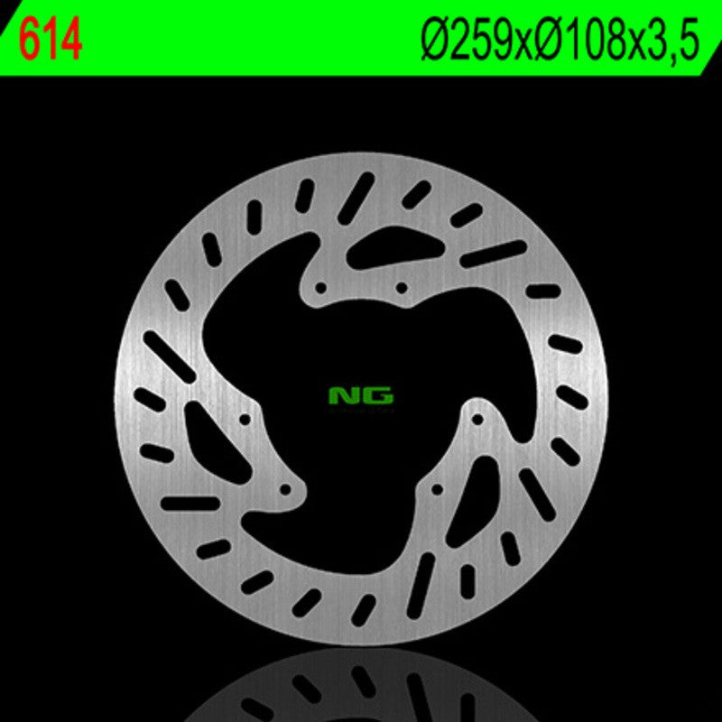 Disque de frein NG BRAKES rond fixe - ref 614