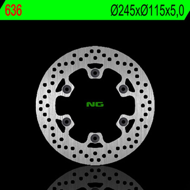 Disque de frein NG BRAKES rond fixe - ref 636