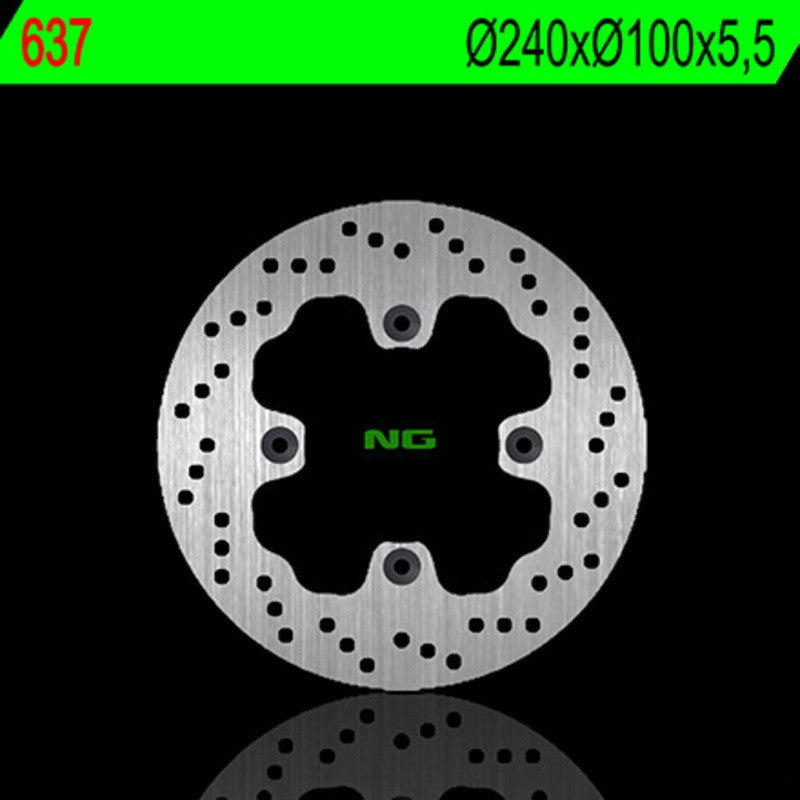 Disque de frein NG BRAKES rond fixe - ref 637