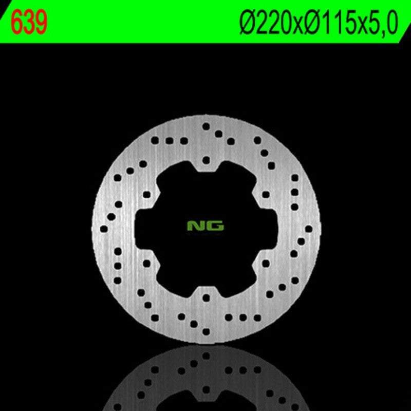 Disque de frein NG BRAKES rond fixe - ref 639