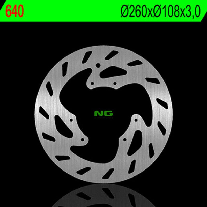 Disque de frein NG BRAKES rond fixe - ref 640