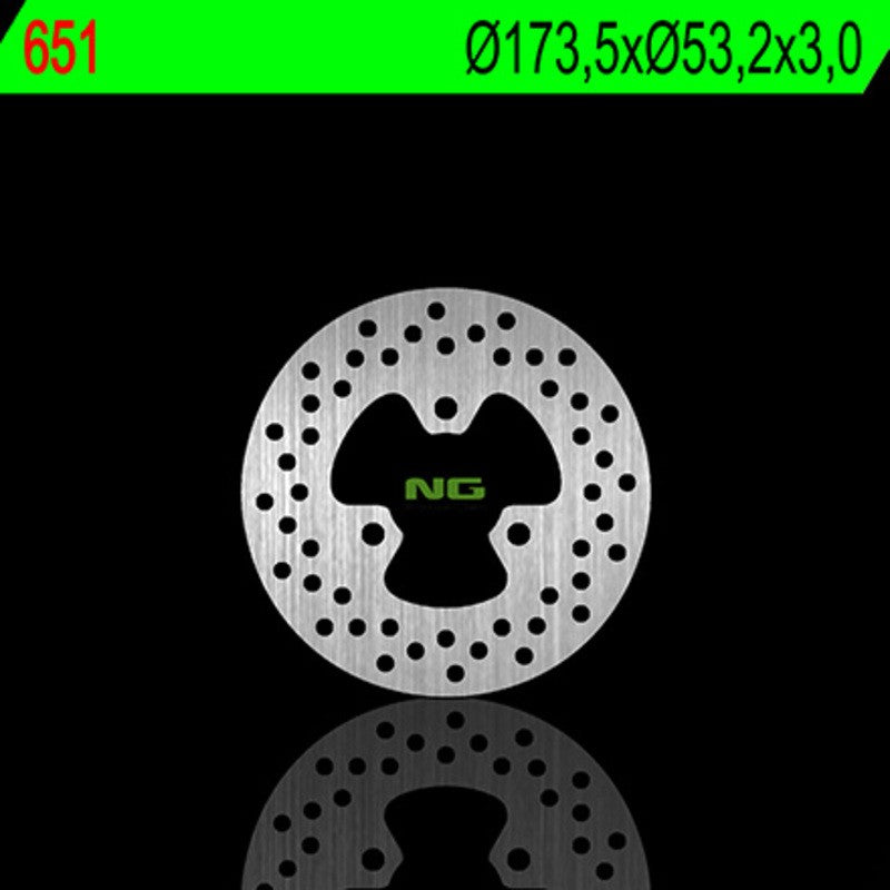 Disque de frein NG BRAKES rond fixe - ref 651