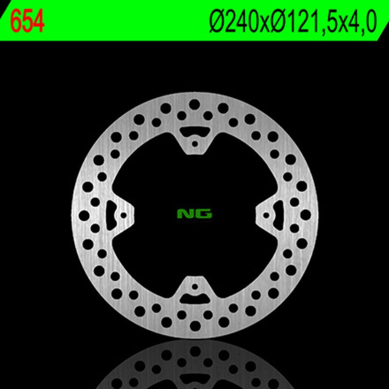 Disque de frein NG BRAKES rond fixe - ref 654