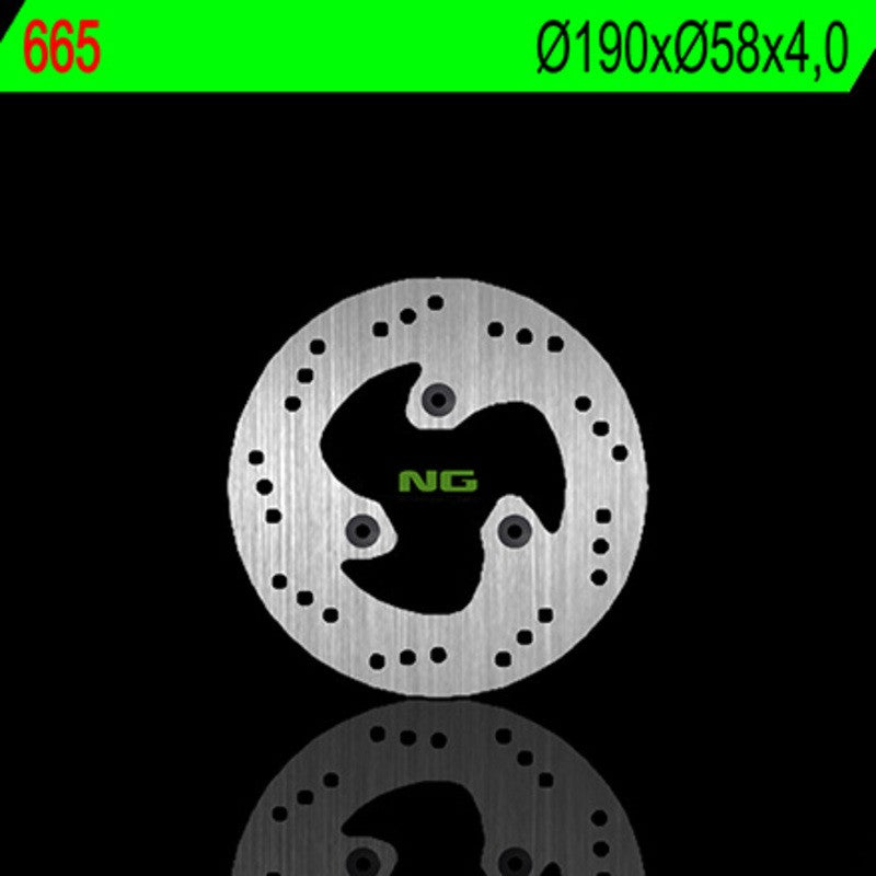 Disque de frein NG BRAKES rond fixe - ref 665