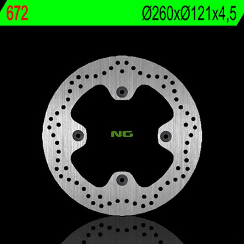 Disque de frein NG BRAKES rond fixe - ref 672