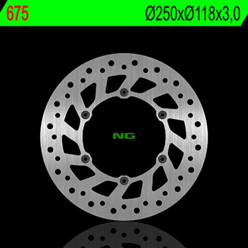 Disque de frein NG BRAKES rond fixe - ref 675