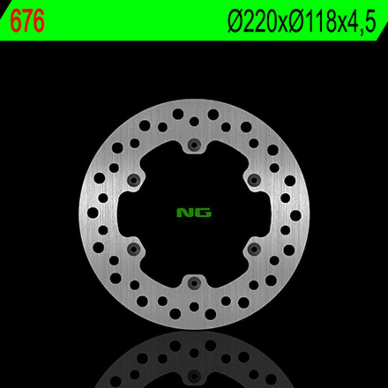 Disque de frein NG BRAKES rond fixe - ref 676