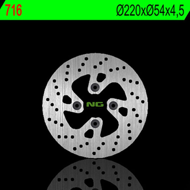 Disque de frein NG BRAKES rond fixe - ref 716