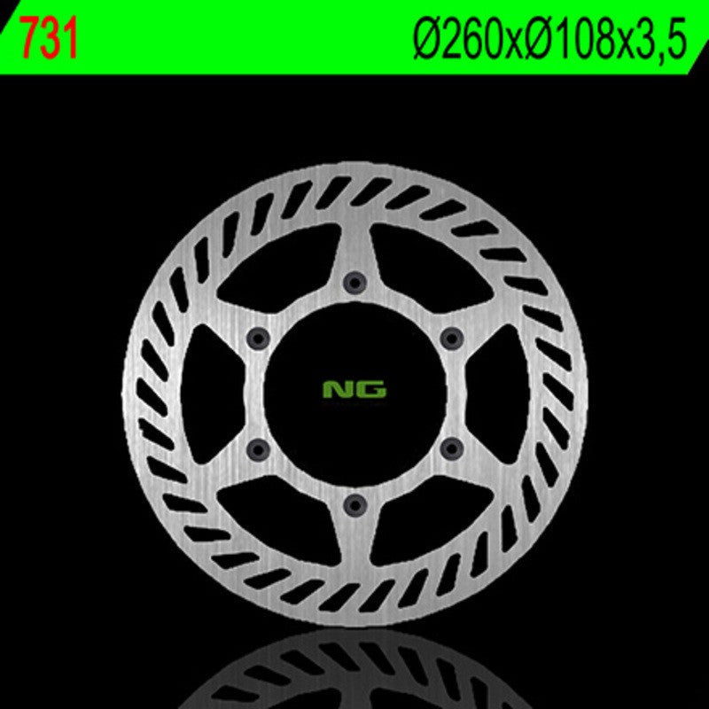 Disque de frein NG BRAKES rond fixe - ref 731