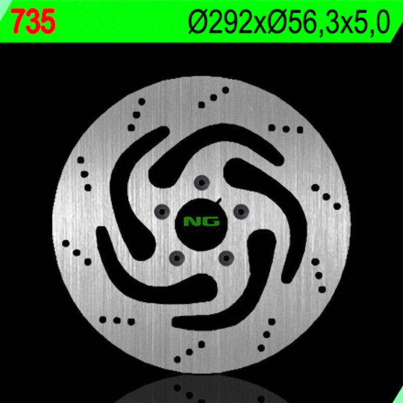 Disque de frein NG BRAKES rond fixe - ref 735
