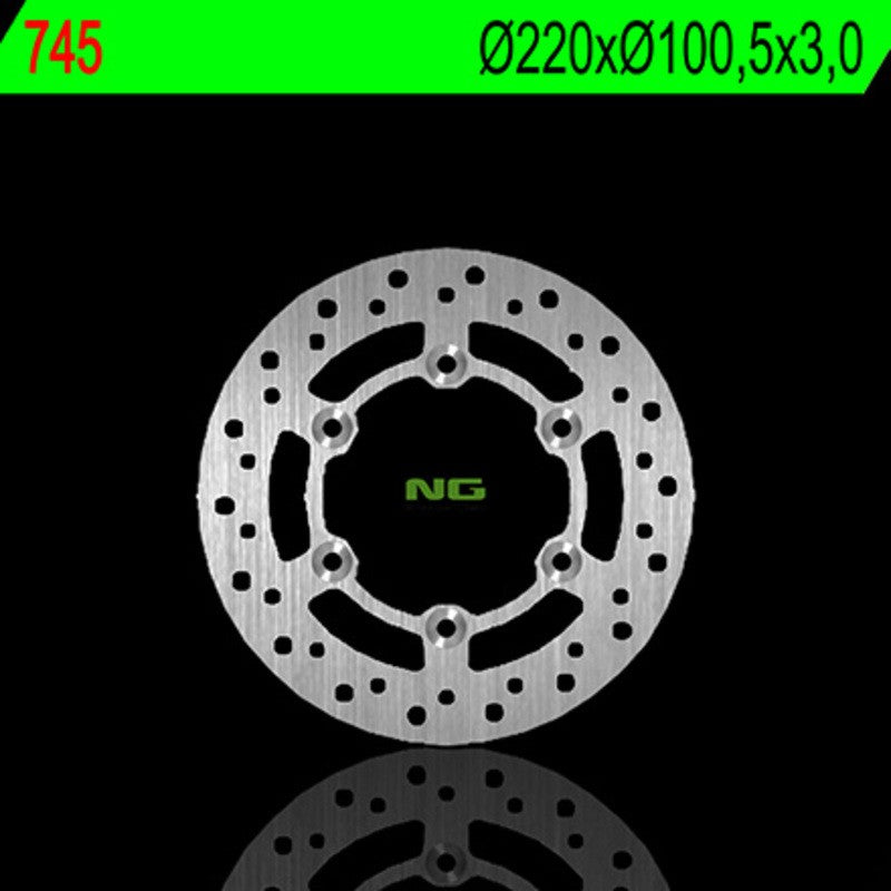 Disque de frein NG BRAKES rond fixe - ref 745