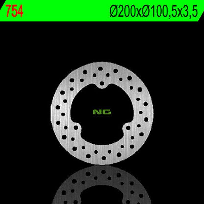 Disque de frein NG BRAKES rond fixe - ref 754
