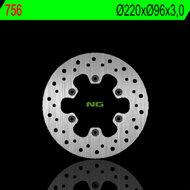 Disque de frein NG BRAKES rond fixe - ref 756